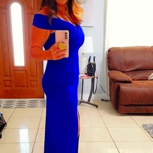 Beautiful long prom or formal party dress.